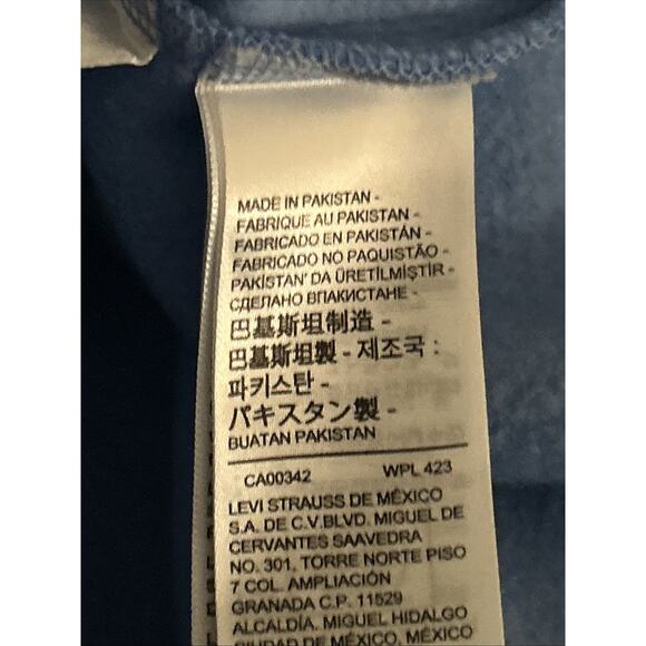 Levi’s Silver Tab Blue Sweatshirt Mens Size XXL Vintage - Picture 8 of 10